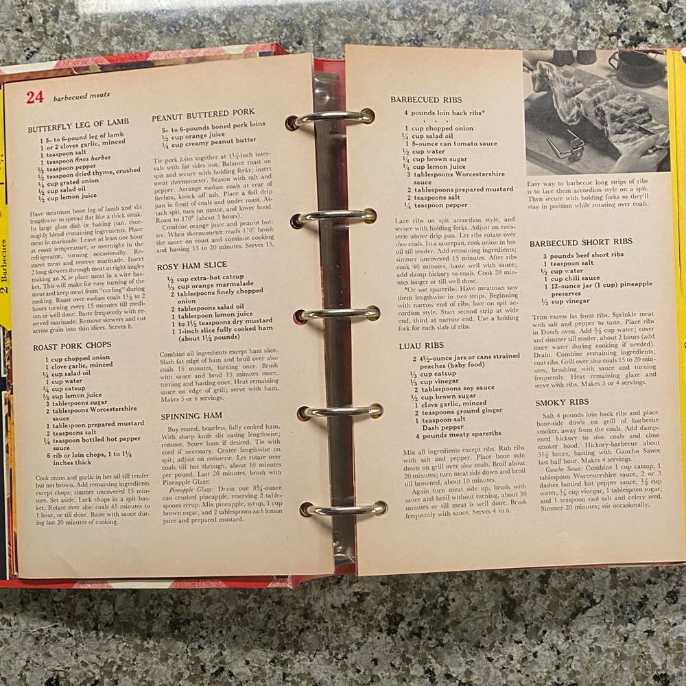 1974 Better Homes & Gardens Red Plaid New Cook Book - Excellent Condition - Picture 7 of 16